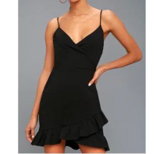 Women's black, body-con mini dress